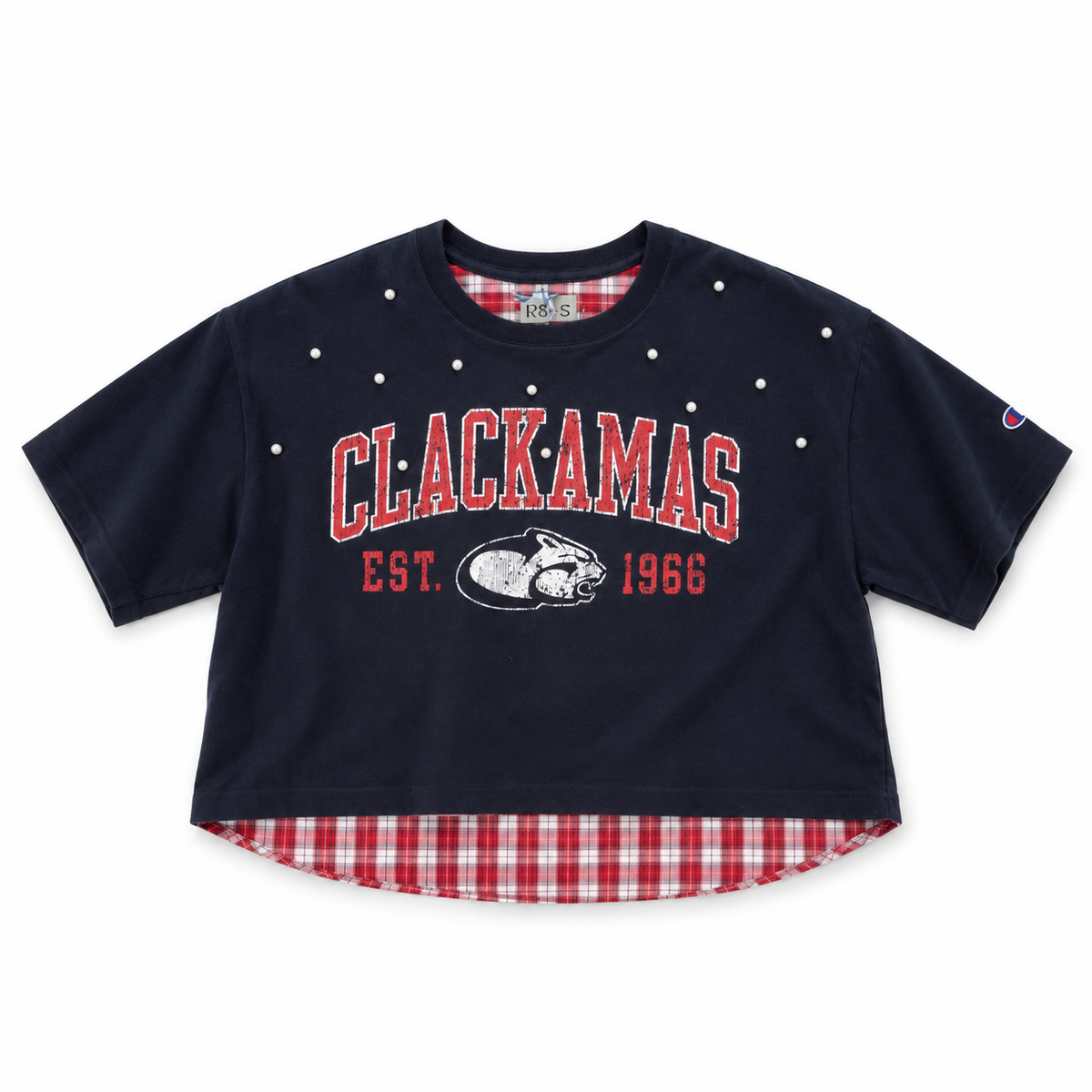 RE-T-SHIRT NAVY (S-L)
