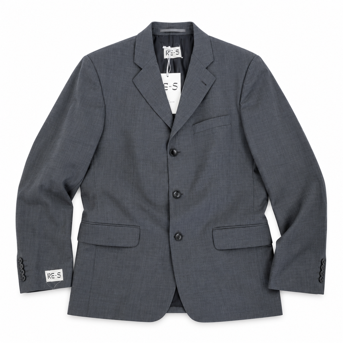RE-BELTED BLAZER GREY  S-L