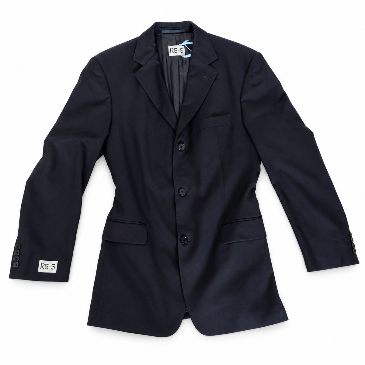 RE-ELASTICATED WAIST BLAZER NAVY STRIPE