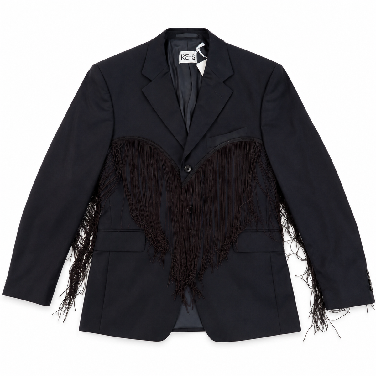 RE-FRINGE BLAZER NAVY (S-L)