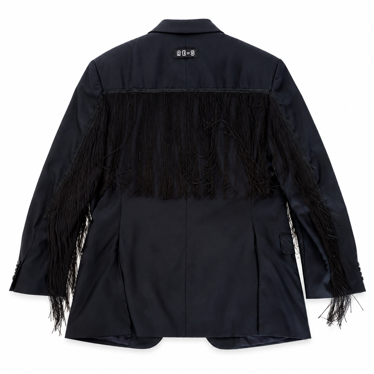 RE-FRINGE BLAZER NAVY (S-L)