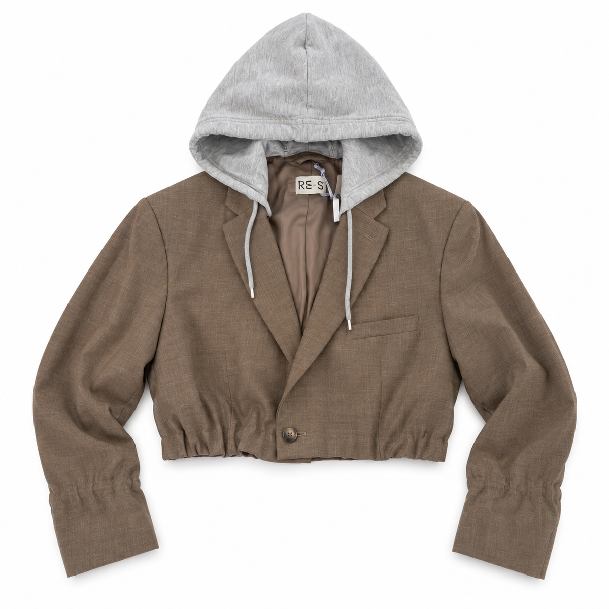 RE-BOMBER HOODED JACKET BEIGE (S-L)
