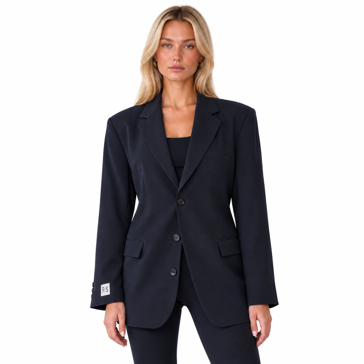RE-ELASTICATED WAIST NAVY STRIPE