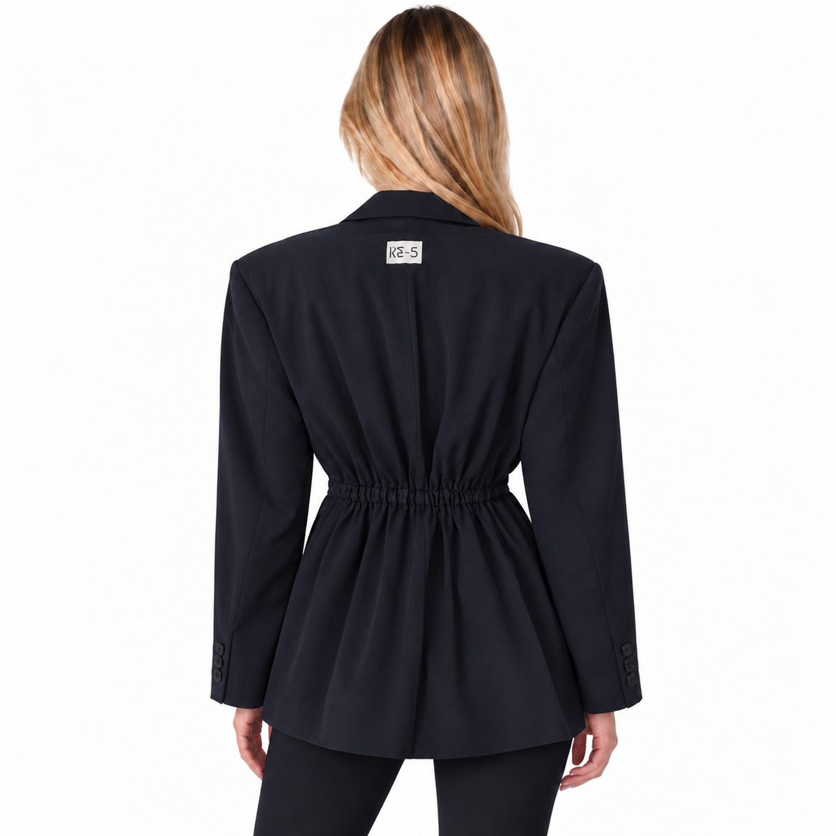 RE-ELASTICATED WAIST NAVY STRIPE