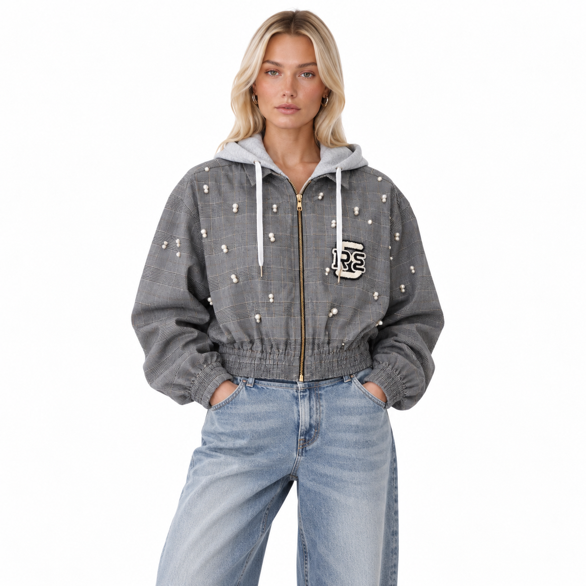 RE-BLOUSON JACKET GREY (XS-M)