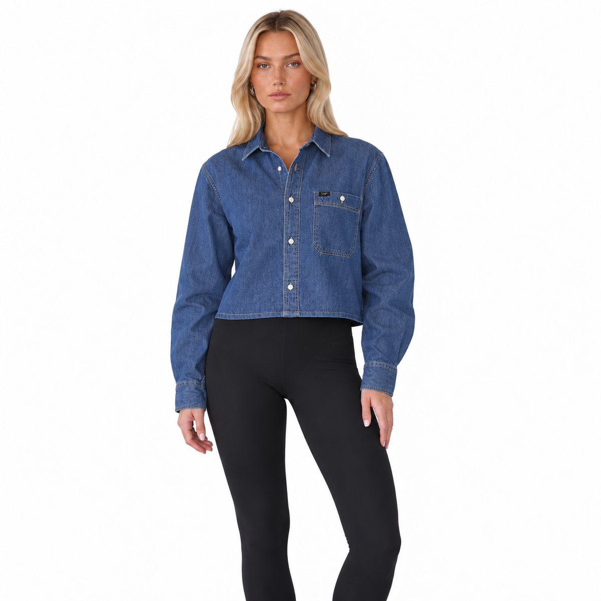 RE-FRINGE DENIMSHIRT (S-L)