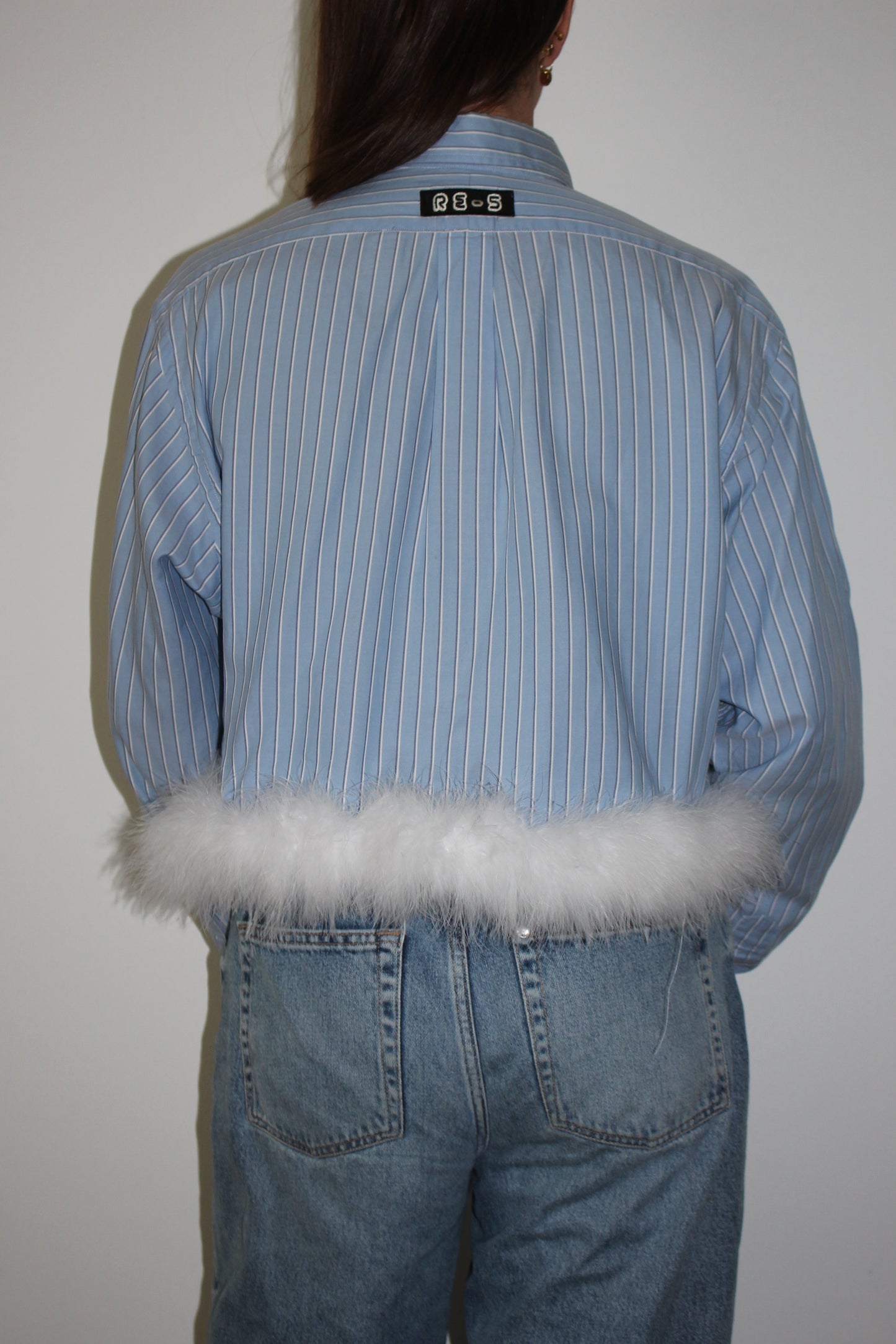 RE-FEATHERS SHIRT BLUE STRIPE (S-XL)