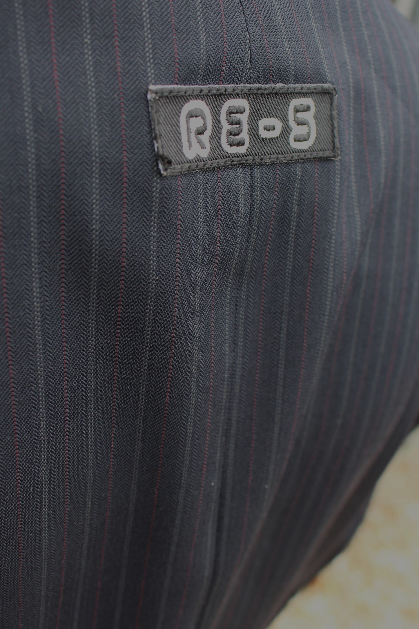 RE-FITTED BLAZER NAVY STRIPE (XS-L)