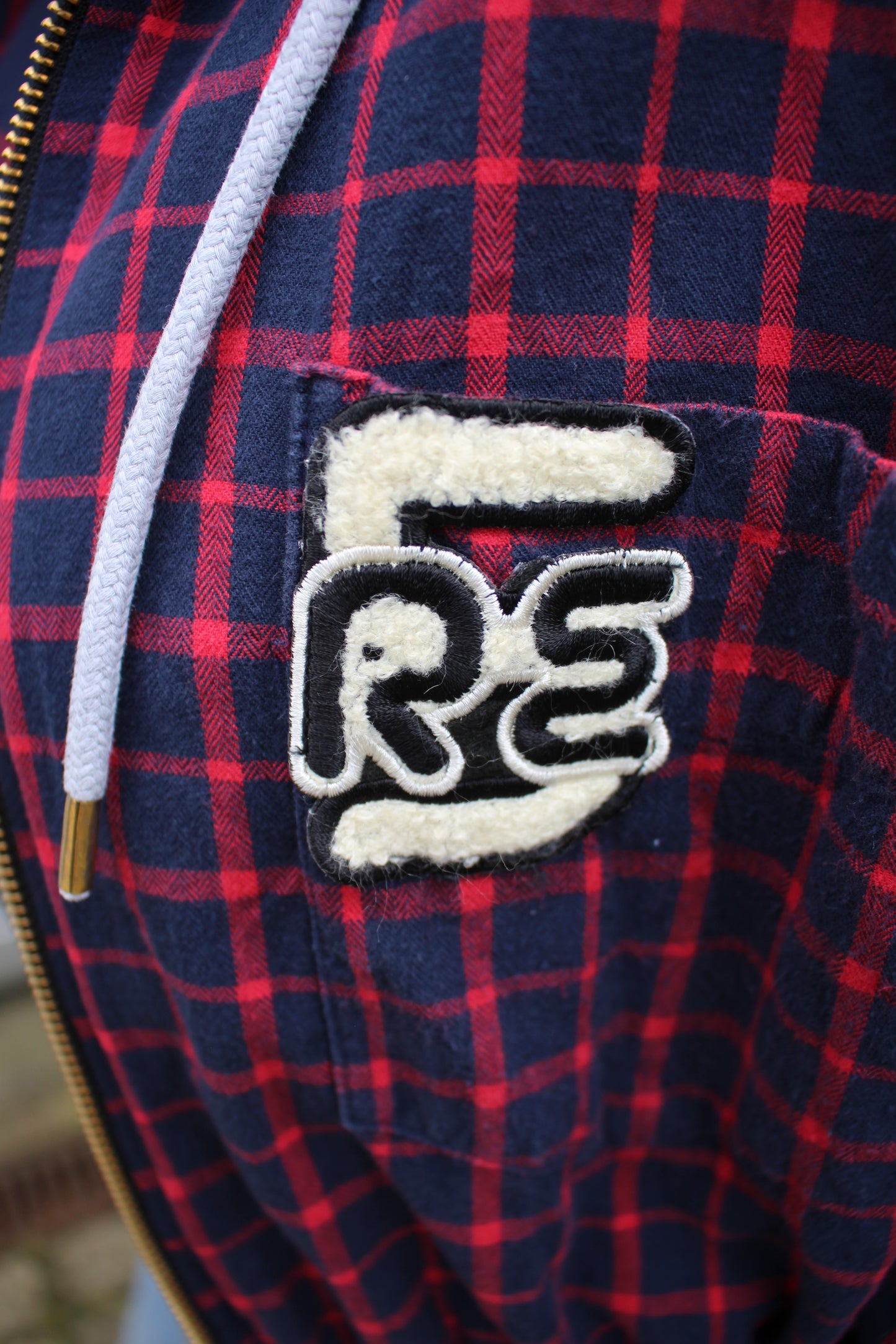 RE-BLOUSON JACKET NAVY RED (XS-L)