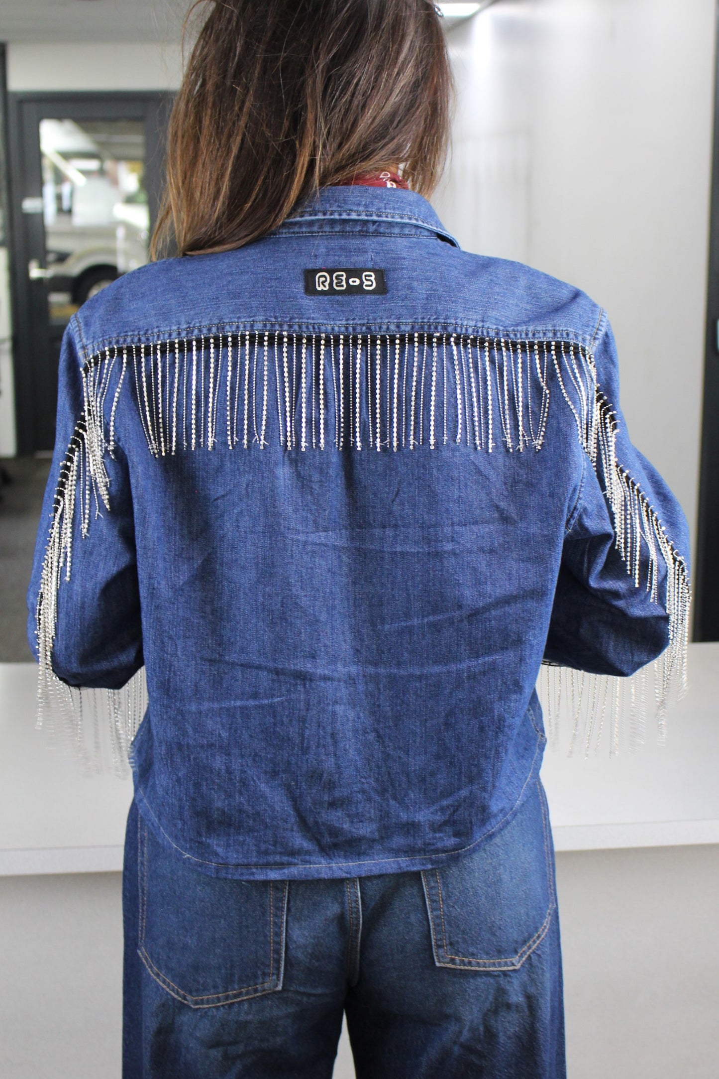 RE-FRINGE DENIMSHIRT (XS-L)