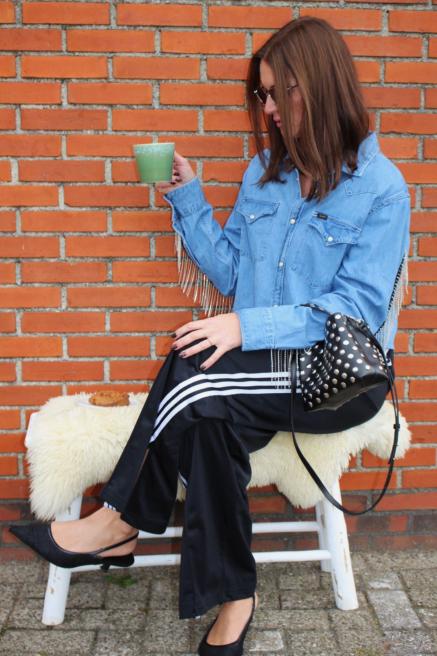 RE-FRINGE DENIMSHIRT (XS-L)